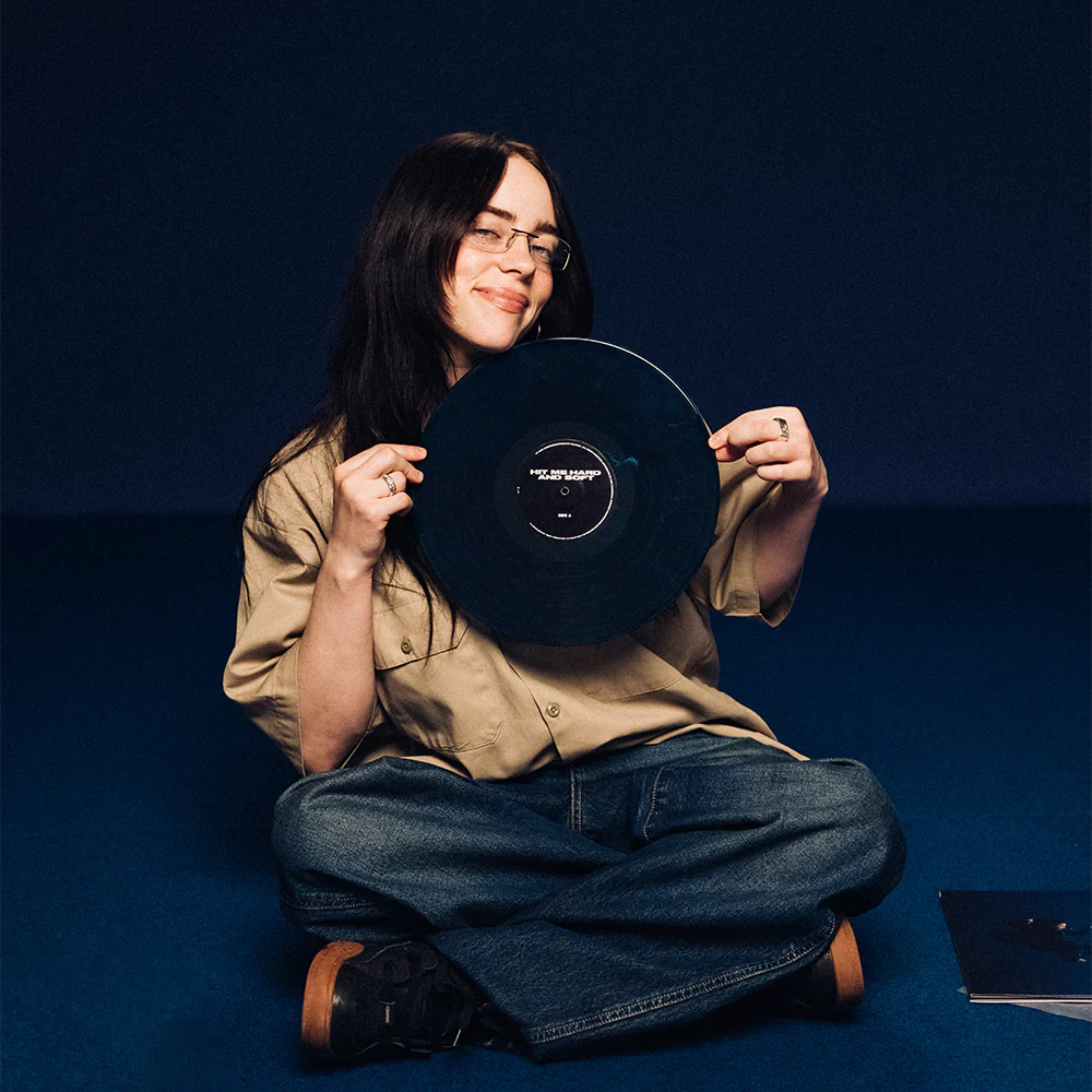 新品未使用 billie eilish hmhasレコード 限定盤 ブルー 新品未使用