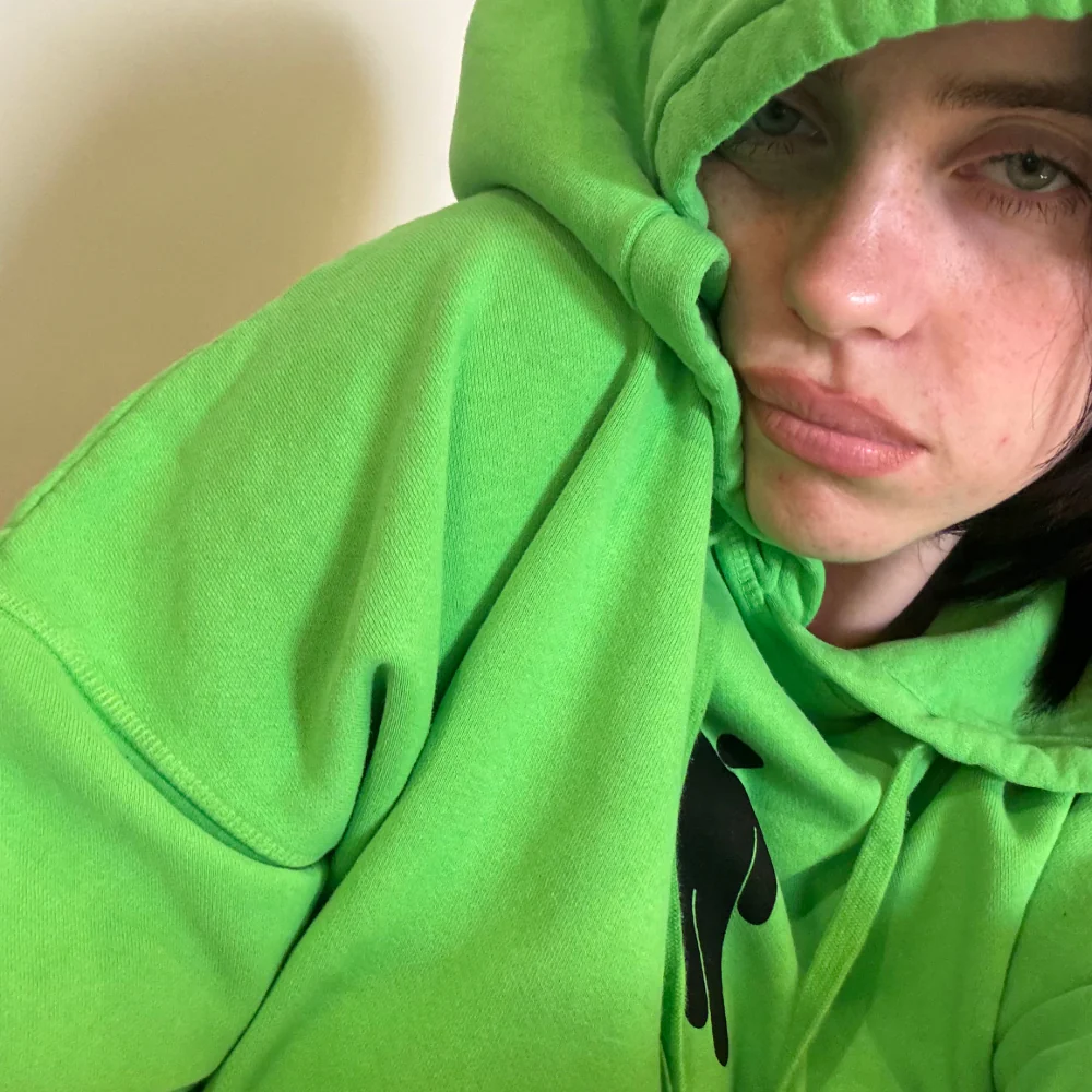 Hanging Blohsh Green Hoodie - Billie Eilish