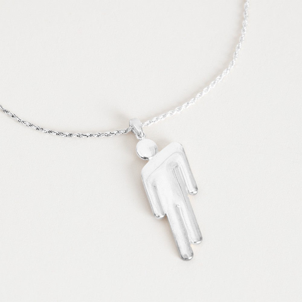 BLOHSH SILVER FRIENDSHIP NECKLACE 2 PACK - Billie Eilish BLOHSH SILVER FRIENDSHIP NECKLACE 2 PACK - Billie Eilish