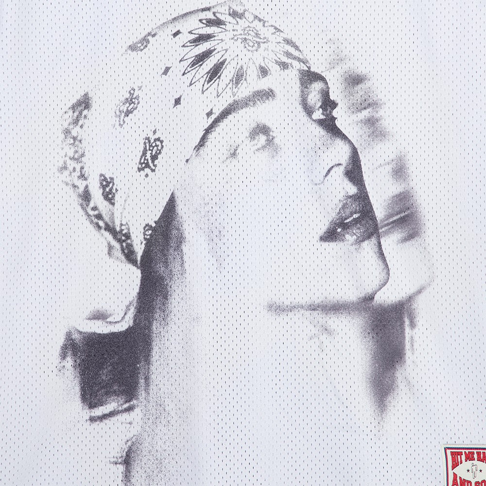 Billie Bandana White Football Jersey - Billie Eilish