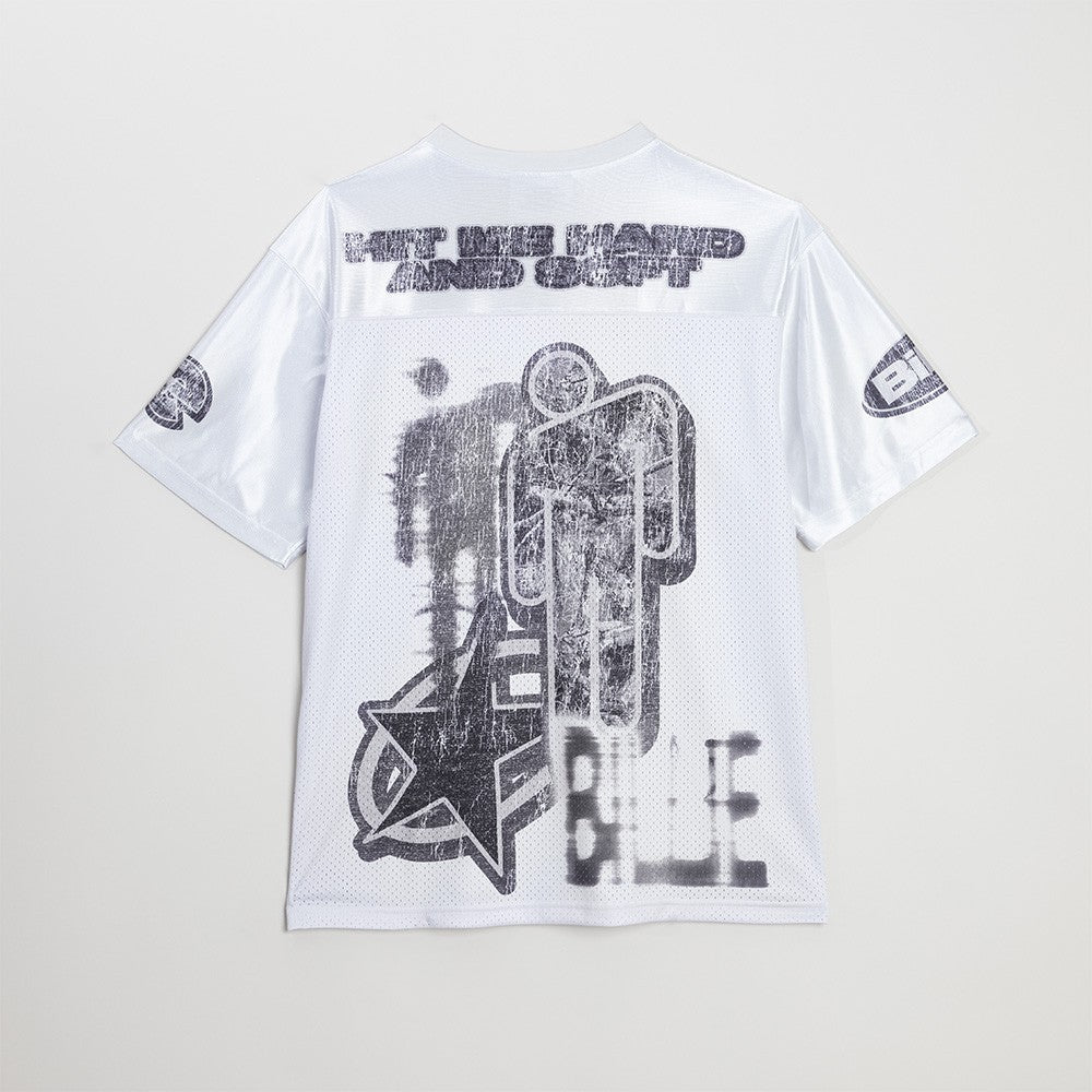 Billie Eilish Billie Bandana White Football Jersey Fußball Jersey 445503