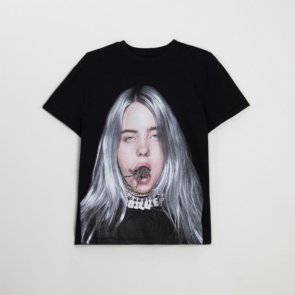 Billie Eilish Billie Eilish Tarantula Mouth T-Shirt T-Shirt 445521