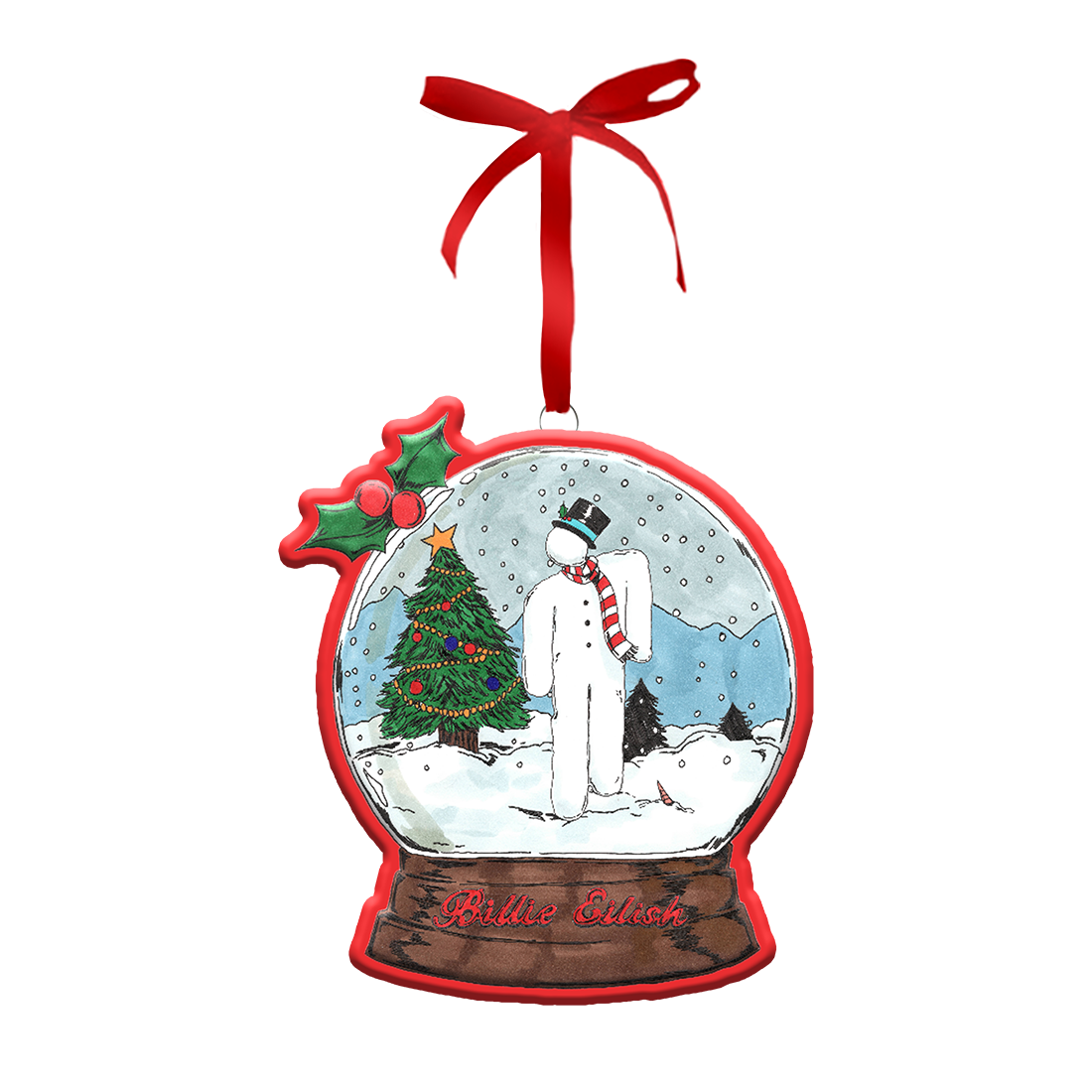 Billie Eilish Blohsh Snowglobe Ornament Christbaumschmuck 428804