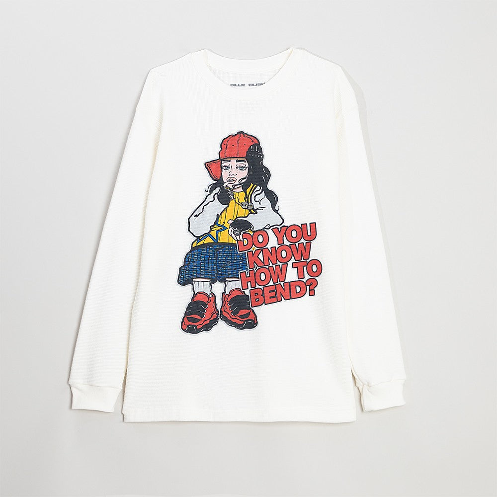 Billie Eilish DO YOU KNOW HOW TO BEND? Thermal Long Sleeve Thermal Long Sleeve 445235