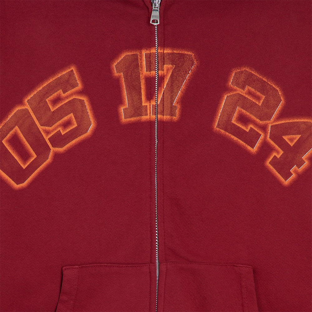 Billie Eilish Encore Red Zip Hoodie Kapuzenjacke 445249