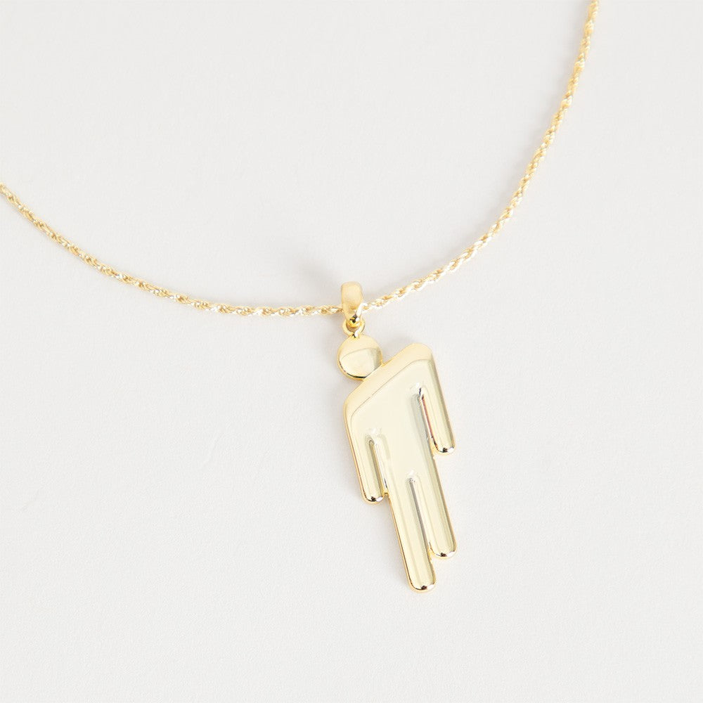 Gold Blohsh Pendant Necklace - Billie Eilish
