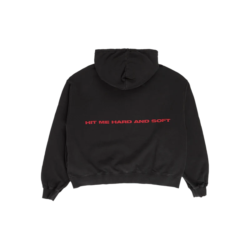 Billie Eilish HIT ME HARD AND SOFT Black Cover Pullover Hoodie Hoodie 411699