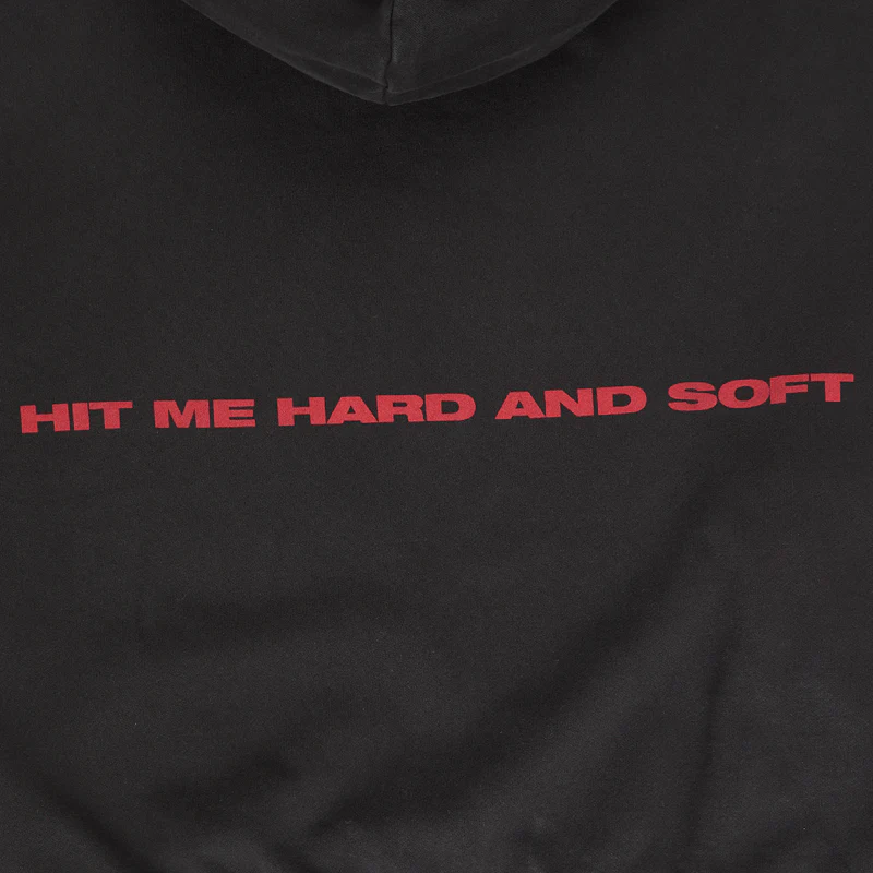 Billie Eilish HIT ME HARD AND SOFT Black Cover Pullover Hoodie Hoodie 411697