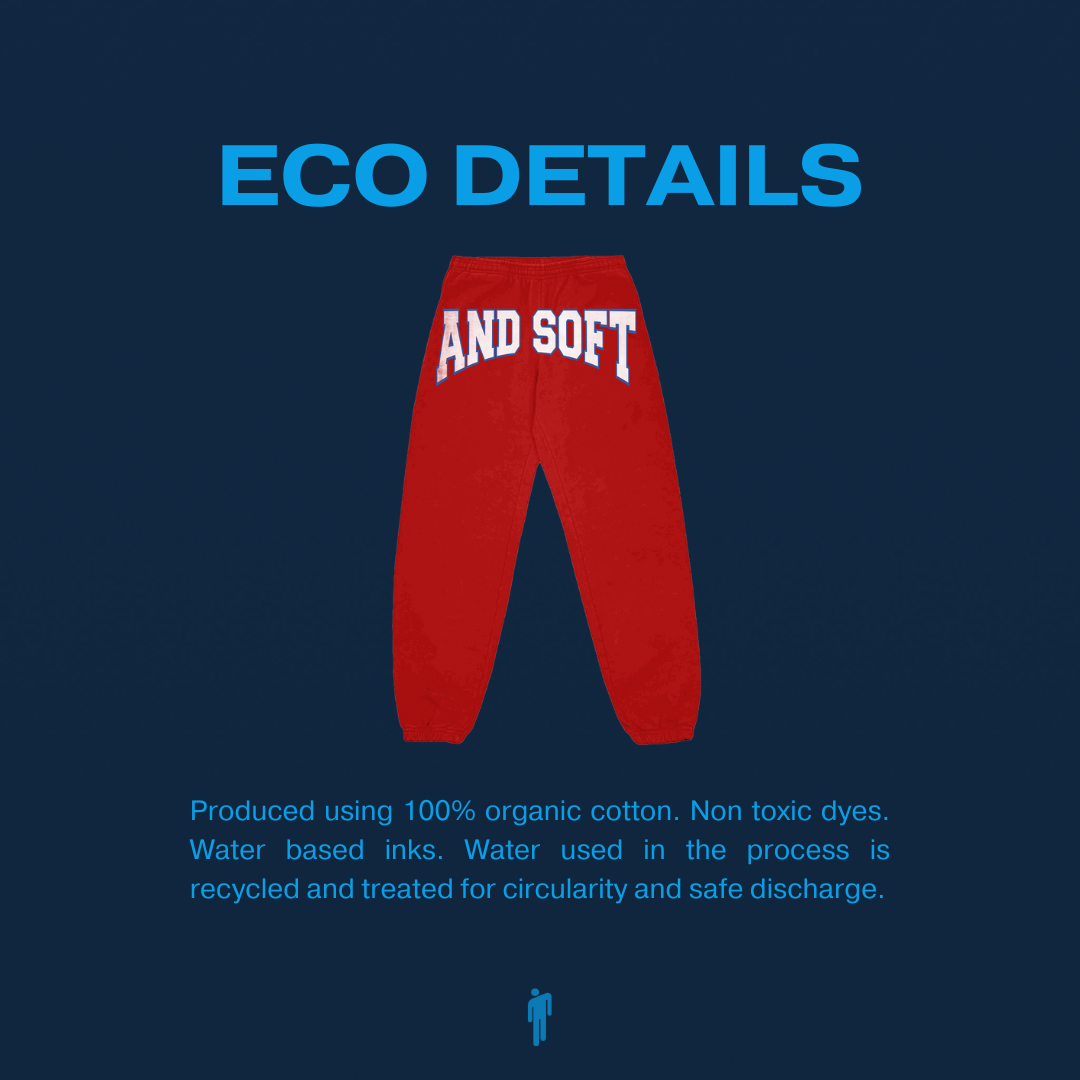 Billie Eilish HIT ME HARD AND SOFT RED SWEATPANTS Jogginghosen 389773