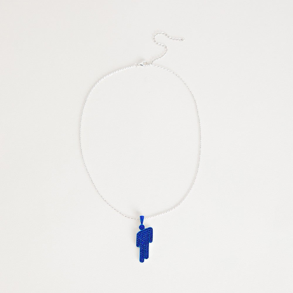 Billie Eilish HIT ME HARD AND SOFT Blue Blohsh Necklace 445325