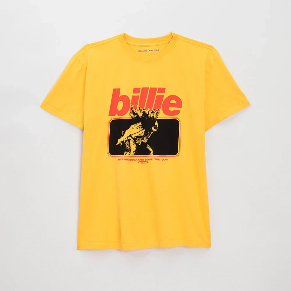 Billie Eilish Live In 3D Hair Whip Mustard T-Shirt T-Shirt 445633