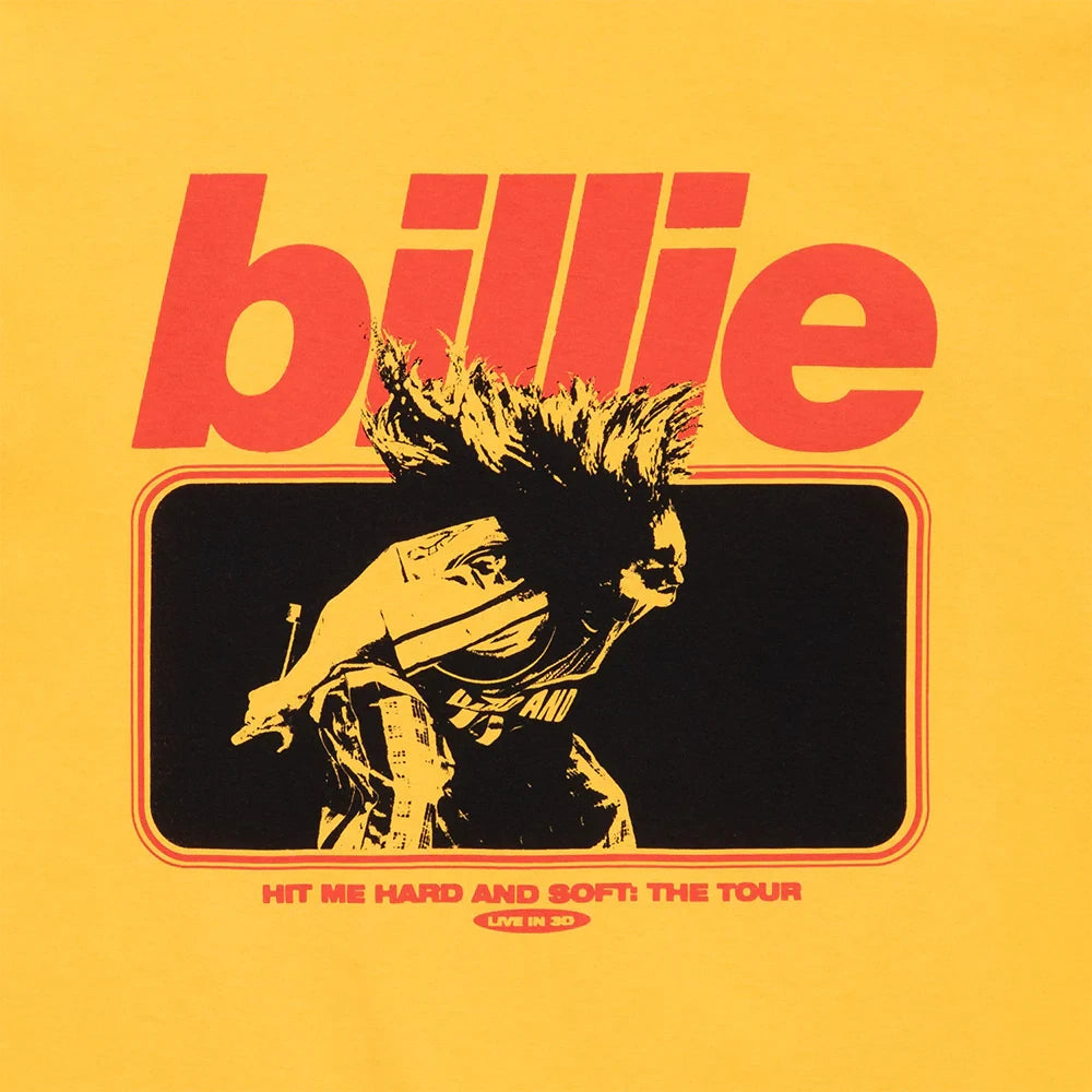 Billie Eilish Live In 3D Hair Whip Mustard T-Shirt T-Shirt 445635